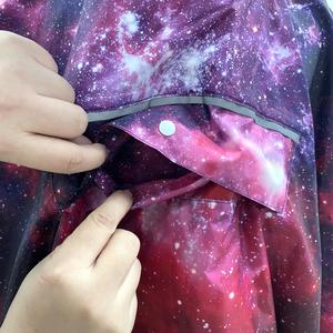 Customizable XL Size Rain <strong>Poncho</strong> Rip-Stop Nylon &amp; Polyester Black Yellow Reusable Waterproof Logo for <strong>UK</strong> &amp; Australia - Product Image 5