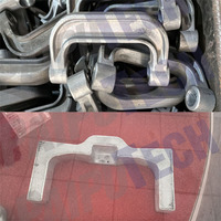 Pièces de camion de forgeage en aluminium, pièce de fourgonnette en aluminium de forgeage à chaud de précision, accessoires de machines agricoles de forgeage