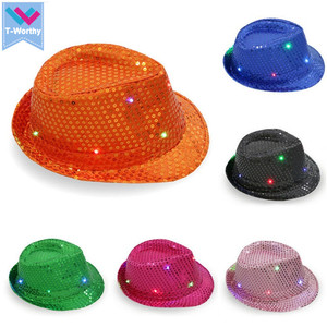 Sombrero <span class=keywords><strong>de</strong></span> <span class=keywords><strong>vaquero</strong></span> LED Light-Up T-Worthy con lentejuelas, accesorio <span class=keywords><strong>de</strong></span> fiesta <span class=keywords><strong>de</strong></span> Navidad y Año Nuevo brillante <span class=keywords><strong>para</strong></span> disfraces <span class=keywords><strong>de</strong></span> Bar, hecho <span class=keywords><strong>de</strong></span> algodón - Product Image 3
