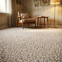 Moquette murale ignifuge et insonorisée en nylon imprimé léopard pour hôtel, 4m, moderne, lavable, pour salle de banquet et salon