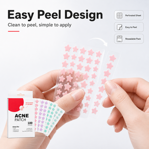 Parches Hidrocoloides Premium 100% Coreanos para el Acné, Diseño Personalizado con Forma de Estrella y Corazón, para el Tratamiento del Acné - Product Image 4