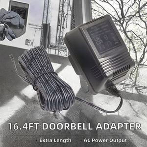 Adaptateur d'alimentation électrique avec câble C de 5 m de long, en matériau ABS, sortie AC 18 V pour transformateur de sonnette vidéo - Product Image 2