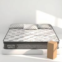 Matelas à ressorts ensachés en mousse à mémoire de forme compressée pour chambre à coucher - Tailles Twin, Queen, King - Colchones Matelas pour lit