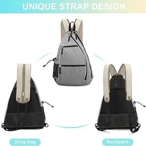 Nueva bolsa de deportes Pelotas Pickleball Paddles Bag Durable Tennis Bag Padel Rackets Pickleball Tennis Backpack Grey - Product Image 2