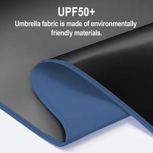 Paraguas de bolsillo ligero personalizado al por mayor con material de logotipo diseño moderno para viajes paraguas plegable manual para lluvia 5 - Product Image 3