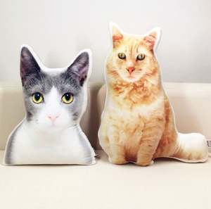 High Quality Customized Simple Style Cartoon Animal Doll Pillow <b>Cat</b> Dog Metal Toys Creative Design <b>Gifts</b> Business Promotional - Product Image 1