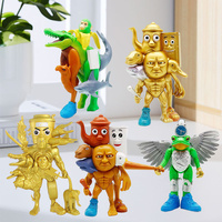 HY AI Toy Figure kerajinan Tung Tung Sahur patung Tralalero Tralala tokoh aksi model hiu hadiah ornamen koleksi
