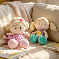 Adorable Poupée en Peluche Fille Infirmière en Robe de Ballet, Jouet Doux et Rembourré pour Enfants, Compagnon de Sommeil, Cadeau d'Anniversaire et de Fêtes
