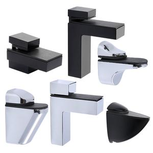 Clip de Fijación Ajustable de Aleación de Zinc con Forma de Boca de Pez para Soporte de Estante Cuadrado - Product Image 1