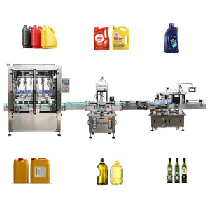 Cooking Salad Linear Type 1 liter to 5 liter Industrial small cheap liquid filling machine perfume edible oil filling machinery