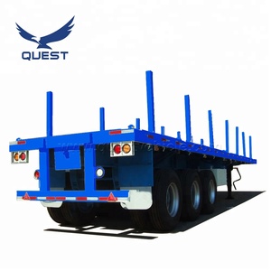 <span class=keywords><strong>Remolque</strong></span> de <span class=keywords><strong>Plataforma</strong></span> para Transporte de Madera de 3 <span class=keywords><strong>Ejes</strong></span> <span class=keywords><strong>Usado</strong></span>, <span class=keywords><strong>Remolque</strong></span> de <span class=keywords><strong>Plataforma</strong></span> Utilitario, Semirremolque de <span class=keywords><strong>Plataforma</strong></span> - Product Image 2
