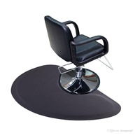 Tapis de confort de beauté demi-cercle salon de coiffure tapis de support de confort de sol antidérapant pour styliste de cheveux tapis Solon