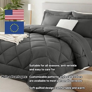 Edredón de Lujo OEM para las Cuatro Estaciones, Edredón con Diseño de <span class=keywords><strong>Patchwork</strong></span> para Cama de Hogar y Hotel - Product Image 2