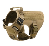 Harnais en tissu pour chien, vente en gros, avec plusieurs boucles à dégagement rapide, résistant à l'usure, accessoire d'entraînement pour grands chiens, randonnée en extérieur