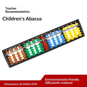 MingXiang - Ábaco de Plástico ABS de 17 Colores, Números Matemáticos, para Niños de <span class=keywords><strong>Primaria</strong></span>, Práctica Mental, Entrenamiento, 5 Discos - Product Image 3