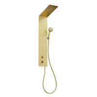 Panneaux muraux de douche étanches en acier inoxydable 304 pour salle de bain avec kit de panneau mural de douche