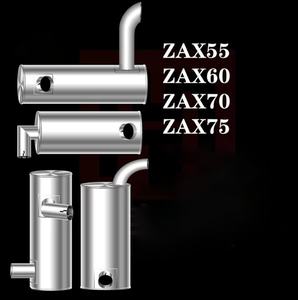 ท่อไอเสียคุณภาพสูงสำหรับรถขุดฮิตาชิ ZAX55 60 70 75 ของแท้แบบครบวงจร จัดส่งฟรี - Product Image 1
