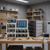 ECBMS 256S 500V 500A BMS Inteligente de Alta Corriente con Sistema Maestro-Esclavo y SOC SOH de Alta Precisión para Sistemas de Baterías ESS en Contenedores
