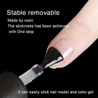 Gel pour ongles longue durée 45 jours, finition brillante sans essuyage, pour salon de manucure professionnel