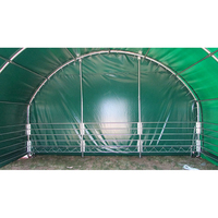 Tente Animaux 6x6m Grande Vente Bétail Chèvres Bovins Abri Cheval Portable