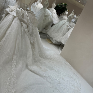 Jancember DW0053 Vintage Tassel Empire Puffy Tallas grandes Vestidos de novia para mujer - Product Image 4