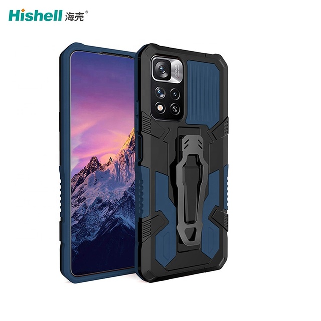 PC and TPU Full Protection Shockproof 2 in 1 Armor Case With Stand Cell Mobile Phone Covers for Redmi Note11 Pro