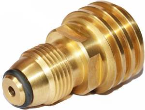 L'adattatore per serbatoio a propano 6.4 DDP converte la valvola di servizio del serbatoio POL LP in tubo o regolatore QCC1/Type1-vecchio in nuovo - Product Image 3