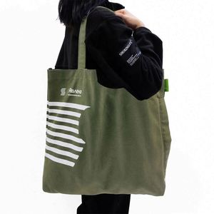 Bolsa de Compras Personalizada de Lona de Algodón Crudo Orgánico - Product Image 5