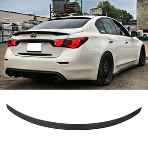 สำหรับ Q50 Q50S สไตล์ Q50L คาร์บอนไฟเบอร์ด้านหลังสปอยเลอร์ลำตัวปีก2013-2023 - Product Image 1