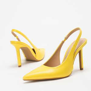 1211-5 Sandalias puntiagudas afiladas con temperamento de verano femenino, tacones altos vacíos, tacones delgados, 9,5 cm, no agotador y versátil - Product Image 3