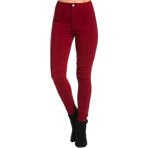 Femmes Tendance Taille Haute Slim Fit Confort Jeggings Jeans Stretchy Denim Pants Work Casual - Product Image 5