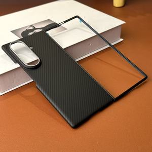 เคสลายเคฟลาร์สำหรับซัมซุง กาแลคซี่ ซี โฟลด์ 8 กรอบกล้องอะลูมิเนียมแบบยกสูง ป้องกันการลื่นบางเฉียบ ป้องกันอย่างเหนือชั้น - Product Image 3