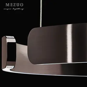 Avrupa tasarım lüks yuvarlak kapalı restoran otel Modern dekorasyon Occhio LED kolye ışık avize