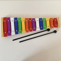 High Quality Fifteen-Tone Percussion Orff Instrument Colorful Xylophone for Children's Early Education Teaching Aids