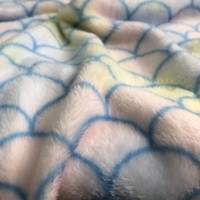 Dernière conception de couverture pour bébé en tissu polaire imprimé, 100 % fibre de polyester, texture douce