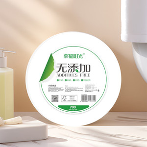กระดาษชำระแฮปปี้ซันไชน์ ขนาดใหญ่ ไม่มีสารเติมแต่ง 700 แผ่นต่อม้วน - Product Image 3
