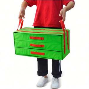 กล่องเก็บเครื่องประดับคริสต์มาสแบบพับได้พร้อมวัสดุที่ไม่ถักทอที่ทนทาน ฝาปิดแบบถอดได้ ความจุสำหรับเครื่องประดับวันหยุดมาตรฐาน 64 ชิ้น - Product Image 6