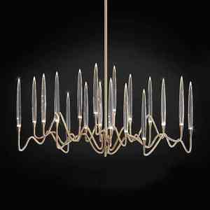 Ligne de haute qualité lustre Art Design Restaurant hôtel post-moderne créatif lampe en cristal - Product Image 3