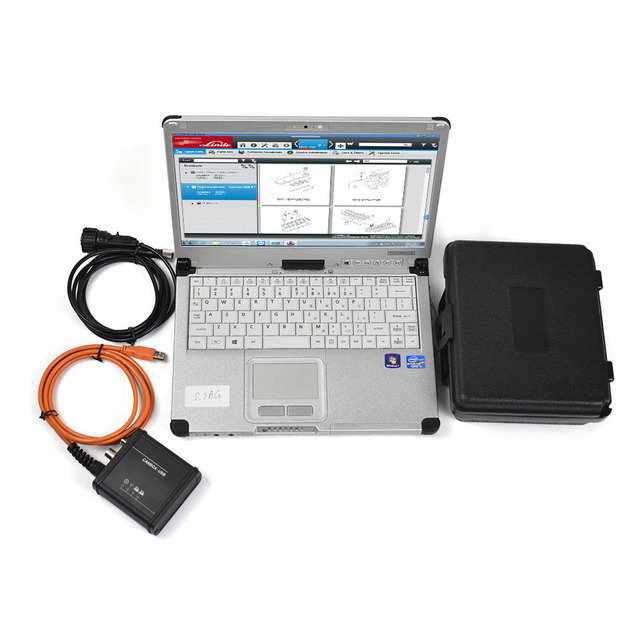 C2 Laptop for LINDE BT Canbox III Forklift Truck Diagnostic Tool Lidos 3003652503 Linde BT 3 Canbox Doctor Lsg Pathfifinder