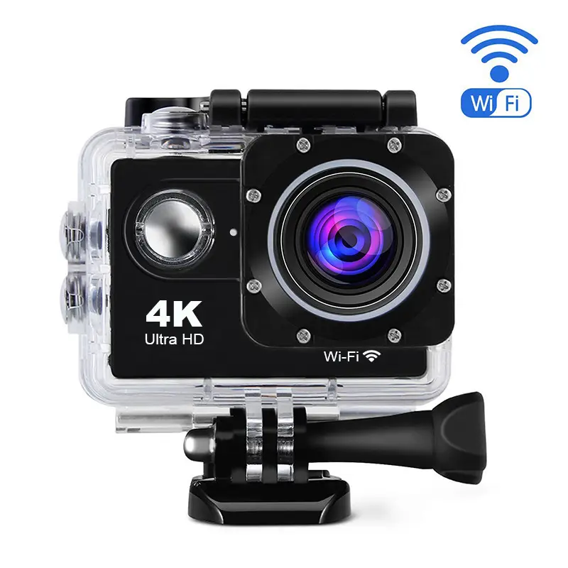 New 4k HD Mini Action Camera 2.0 inch WiFi Remote Control Sport Camera Underwater Waterproof Helmet Video Recording Cameras