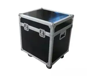Aluminum Hard Flight Case Large Capacity Transport Storage Box For Video Musical Instrument Protection