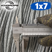 Kabel Baja 1x7 untuk Gantungan, Suspensi & Aplikasi Pemasangan - Kabel Galvanis Kekuatan Tinggi