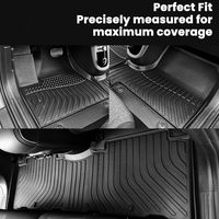 Tapis de voiture de luxe 4 pièces en TPE CR-V de 18 mm d'épaisseur, résistants aux taches, imperméables toutes saisons, écologiques et antidérapants