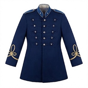 Veste Napoléonienne Hussarde pour Homme, Style Uniforme Marin Vintage, Tissu en Laine Respirant, Service OEM - Product Image 1