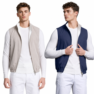 Gilets et vestes <span class=keywords><strong>sans</strong></span> manches réversibles pour hommes, gilet chauffant pour hommes, style européen, veste décontractée de sport pour hommes - Product Image 1