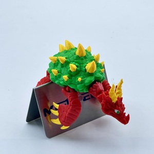 Ciondolo Tartaruga Drago Stampato in <span class=keywords><strong>3D</strong></span> Meetcera, Giocattolo Antistress Articolato, Oggetto Decorativo Personalizzabile - Product Image 5