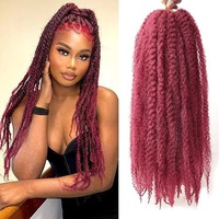 Tresses synthétiques dépliées marley 36 pouces, extension de cheveux, tresses afro