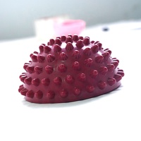 Pelota de Masaje Semiesférica de 13 cm con Púas, para Yoga, Fitness, Ejercicio, Gimnasio, Equilibrio