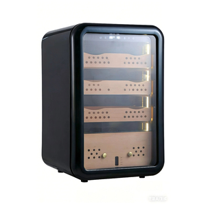 Gabinete para Cigarros de Acero Redondeado NUELEAD Blanco, Negro y Rojo con Logotipo Personalizado, Capacidad para 500 Cigarros, Enfriamiento por Compresor, 150L, Control por Aplicación - Product Image 5