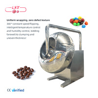 Machine de revêtement rotative en acier inoxydable 304 CST 1-170 kg pour chocolat, bonbons, noix et snacks
